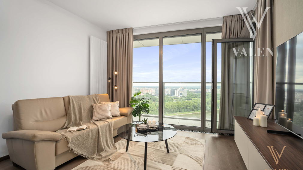 VALEN | Luxusný 2 izbový byt s výhľadom na hrad v projekte EUROVEA TOWER