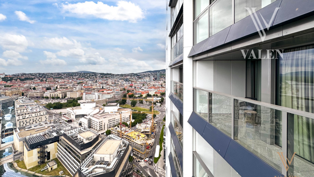 VALEN | Luxusný 2 izbový byt s výhľadom na hrad v projekte EUROVEA TOWER