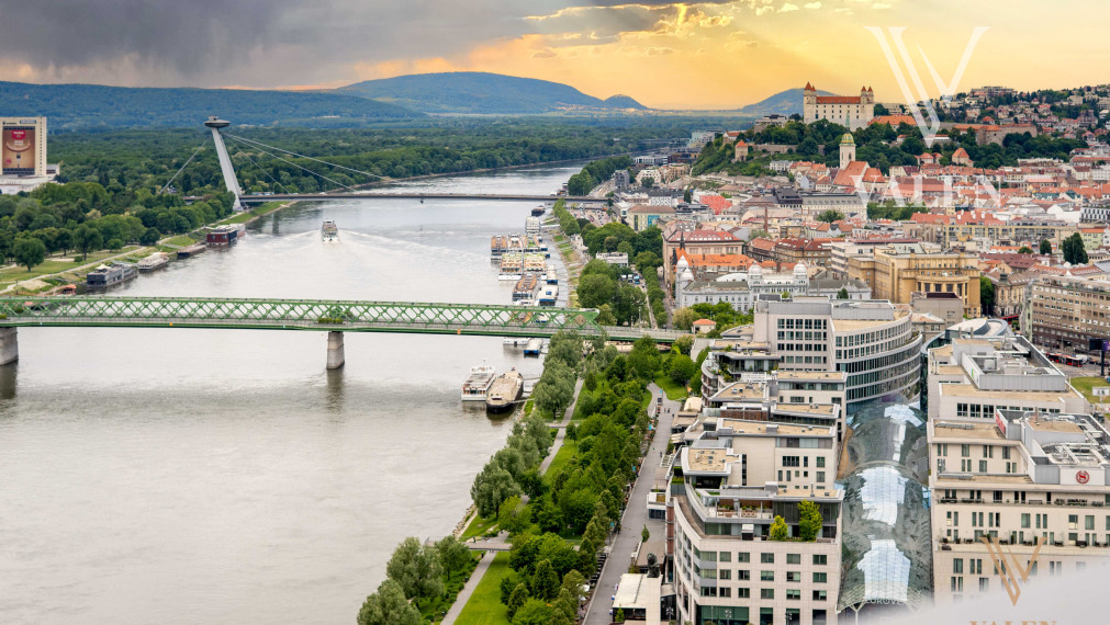 VALEN | Luxusný 2 izbový byt s výhľadom na hrad v projekte EUROVEA TOWER