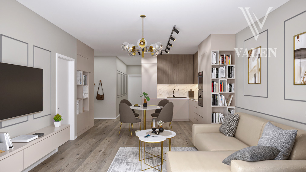VALEN | Elegantne zariadený 3-izbový byt v projekte ZWIRN