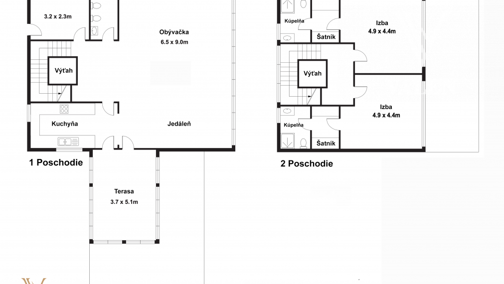 VALEN | Dvojica exkluzívnych víl s krásnym výhľadom na mesto
