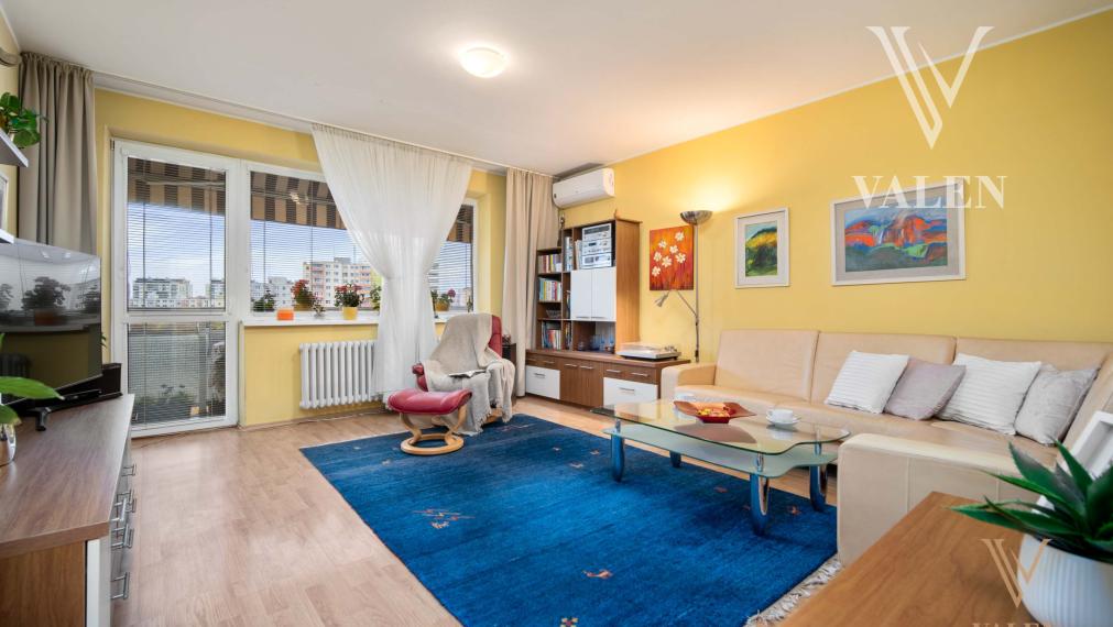 VALEN | Priestranný 2-izbový byt na predaj na Prešovskej,  BA II.