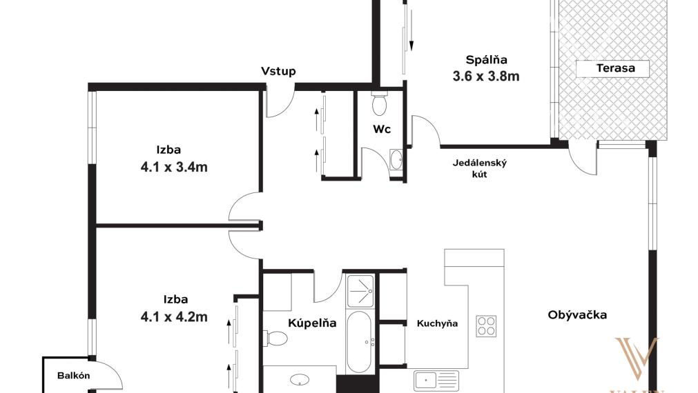 VALEN | Luxusný 4i byt v ocenenom projekte Koliba Minergo