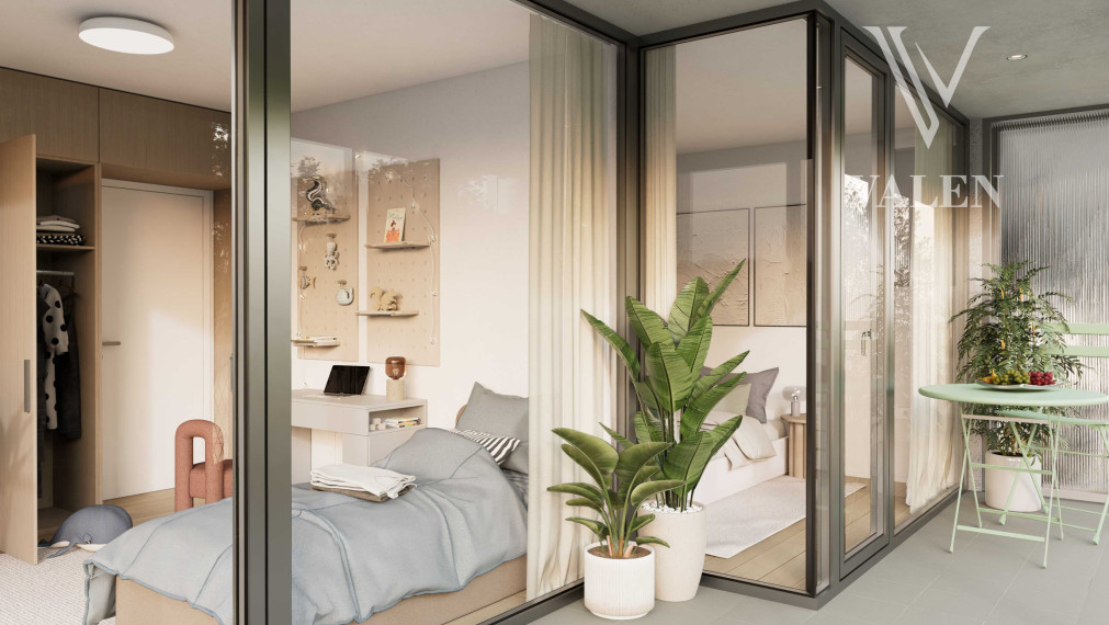 VALEN | Nadštandardný 3-izbový byt  s predzáhradkou v projekte Stromová