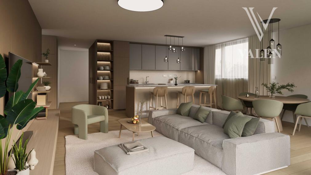 VALEN | Nadštandardný 3-izbový byt  s predzáhradkou v projekte Stromová