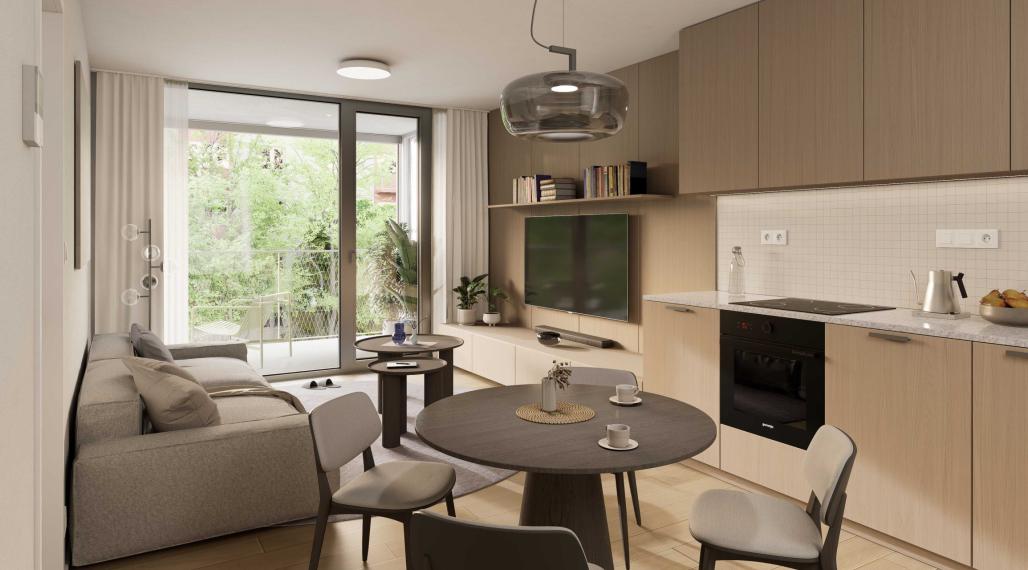 VALEN | Nadštandardný 2-izbový byt v projekte Stromová