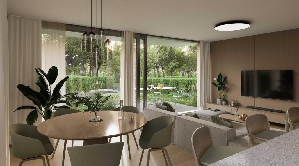 VALEN | Nadštandardný 3-izbový byt  s predzáhradkou v projekte Stromová