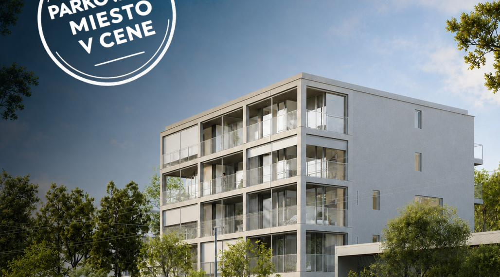 Nadštandardný 2i byt s parkingom v projekte Stromová