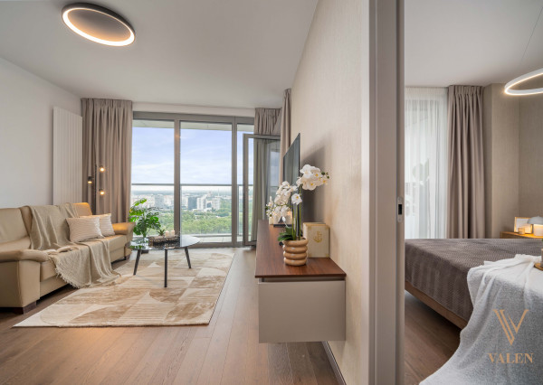 VALEN | Luxusný 2 izbový byt s výhľadom na hrad v projekte EUROVEA TOWER