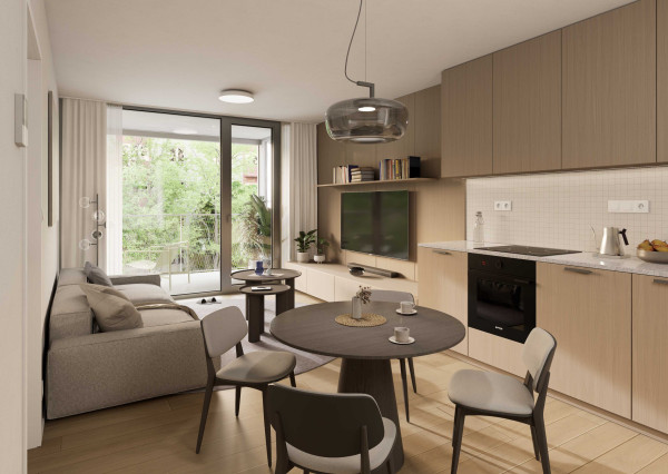 VALEN | Nadštandardný 2-izbový byt v projekte Stromová