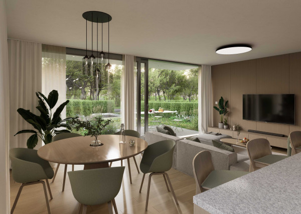 VALEN | Nadštandardný 3-izbový byt  s predzáhradkou v projekte Stromová