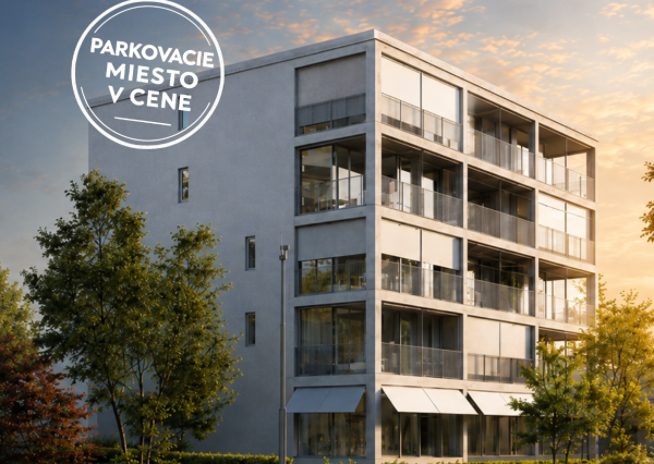 Nadštandardný 3i byt s parkingom v projekte Stromová