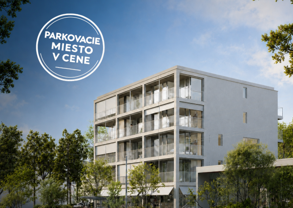 Nadštandardný 2i byt s parkingom v projekte Stromová