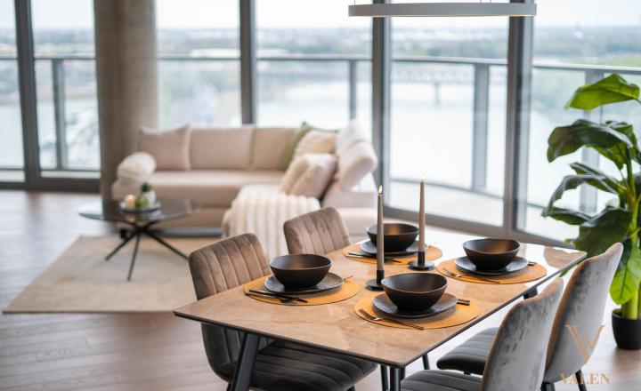 REZERVOVANÉ  | VALEN | Luxusný 4 izbový byt v projekte EUROVEA TOWER - fotografia 12