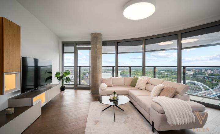 REZERVOVANÉ  | VALEN | Luxusný 4 izbový byt v projekte EUROVEA TOWER - fotografia 13